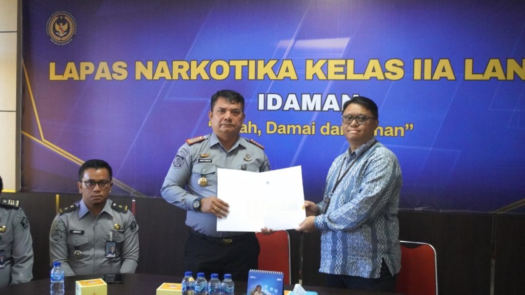 Verifikasi lapangan di Lapas Narkotika Langkat. [Istimewa]