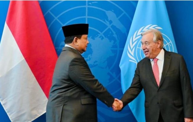 Presiden Prabowo Bertemu Sekjen PBB, Tekankan Solidaritas Global dan Dukungan Solusi Dua Negara