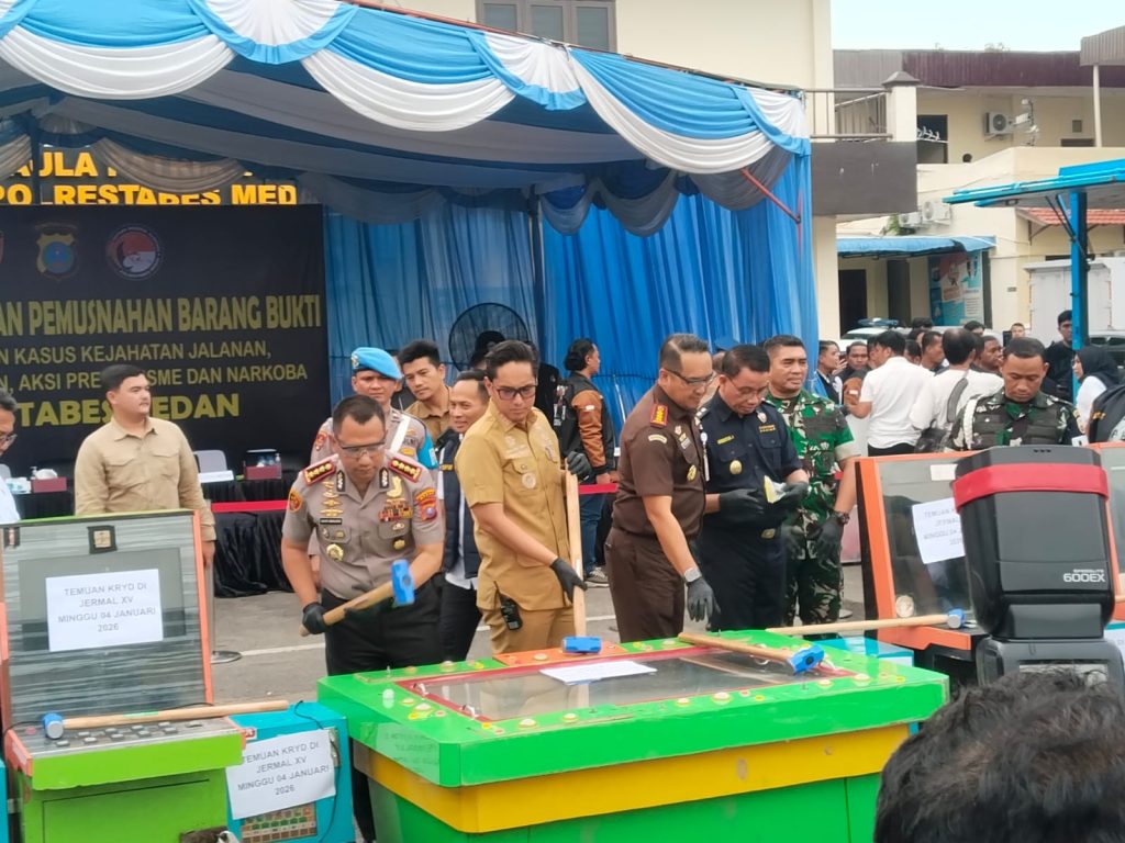 Selama Operasi Ketupat 2026, Polrestabes Medan Ringkus 184 Tersangka Bandit Jalanan dan Narkoba