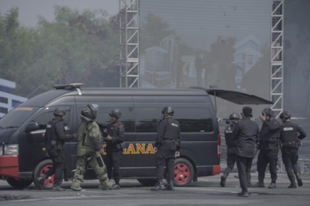 Polda Sumut Gelar Simulasi Sispamkota, Perkuat Kesiapsiagaan Pengamanan di Medan